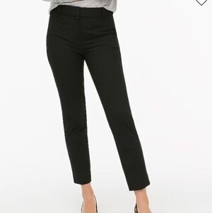 J. Crew Ruby Crop Pant Slim Stretch Twill Black Size 14